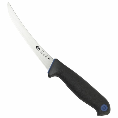 Frosts Mora 154mm Narrow Curved Flex Boning Knife | Black / Satin