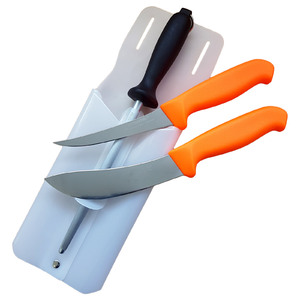 Frosts Mora 12098 Fluoro Orange Handle Stainless Steel Hunting Knife Set