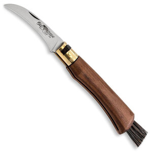 Antonini Old Bear Ring Lock Mushroom Knife | Walnut Wood / Satin