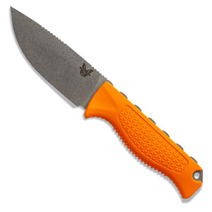 Benchmade 15006 Steep Country Fixed Blade Knife w/ Sheath - Orange