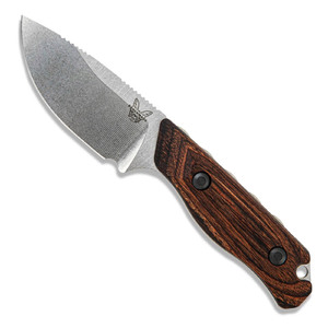 Benchmade 15017 Hidden Canyon Hunter Knife w/ Sheath - Wood / Satin