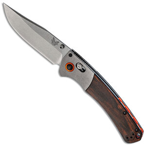 Benchmade 15080-2 Crooked River Axis Folding Knife - Wood / Satin
