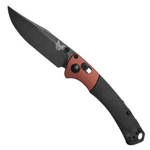 Benchmade Mini Crooked River AXIS Lock Folding Knife | Black / Burnt Copper