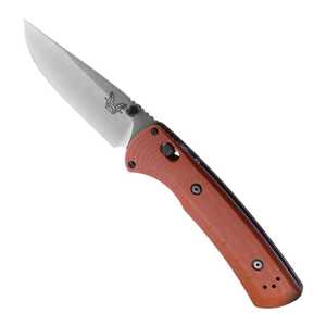 Benchmade SlipRidge AXIS Lock Folding Knife | Rust Orange / Satin | 15090-01