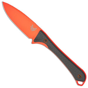 Benchmade Altitude Ultralight Fixed Blade Knife - Black / Orange
