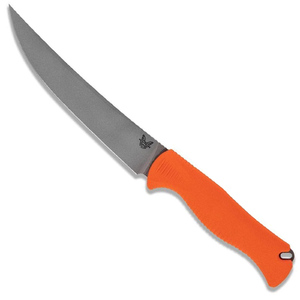 Benchmade 15500 Meatcrafter Fixed Blade Boning Knife w/ Boltaron Sheath - Orange / Satin