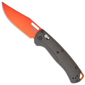 Benchmade Taggedout AXIS Lock Folding Knife | Black / Orange