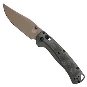 Benchmade Taggedout AXIS Lock Folding Knife | Deep Olive / Tan