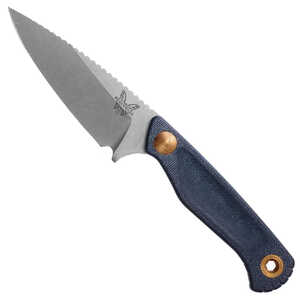 Benchmade Dacian Spear Point Fixed Blade Knife | Blue / Stonewash