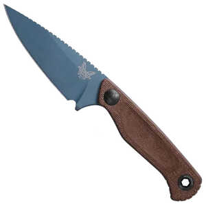Benchmade Dacian Spear Point Fixed Blade Knife | Brown / Blue