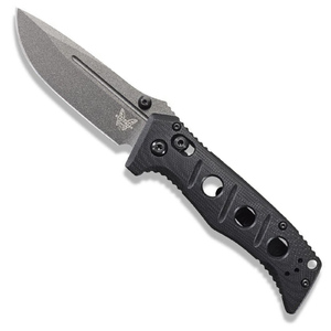 Benchmade Mini Adamas AXIS Lock Folding Knife | Black / Grey