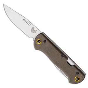 Benchmade Weekender Slip Joint Folding Knife with Bottle Opener | Olive / Satin