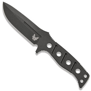 Benchmade 375BK-1 Fixed Adamas Black CruWear Drop Point Tactical Knife