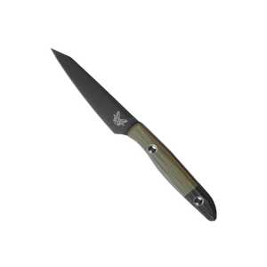 Benchmade True Fixed Blade Paring Knife | OD Green / Black | 4045BK-01
