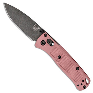 Benchmade Mini Bugout AXIS Lock Folding Knife | Pink / Satin