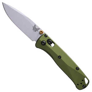 Benchmade Mini Bugout AXIS Lock Folding Knife | Green / Satin