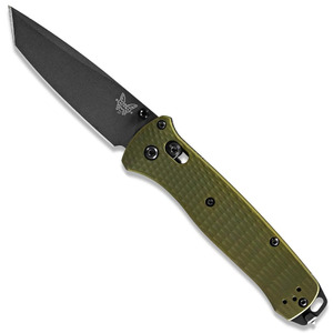 Benchmade 537GY-1 Bailout Axis Lock Tanto Folding Knife - Green / Black