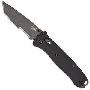 Benchmade Bailout Serrated AXIS Lock Folding Knife | Black / Grey