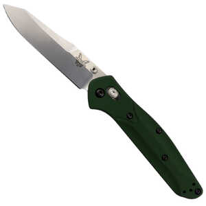 Benchmade Osborne AXIS Lock Folding Knife | Green / Satin