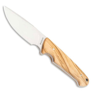 Boker Arbolito Vultur Fixed Blade Knife | Olive Wood / Silver