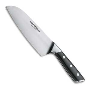 Boker Forge Santoku Kitchen Knife | Black / Satin | 03BO502