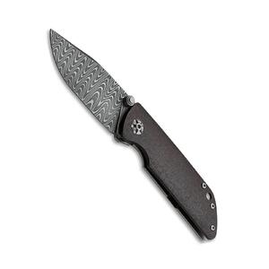 Boker M4 Sherman Frame Lock Folding Knife | Black / Damascus