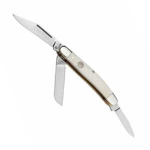Boker Traditional Series 2.0 Medium Stockman Folding Knife | White Bone / Satin