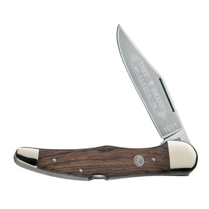 Boker 20-21 Hunter Back Lock Folding Knife | Brown / Satin