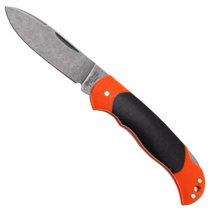 Boker Junior Scout Lightweight Ironwood Back Lock Folding Knife | Black & Orange / Grey