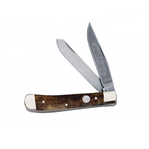 Boker 112525W Trapper Buckskin C-75 Carbon Steel Folding Knife