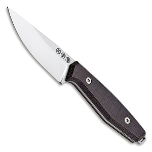 Boker 122502 Daily Knives AK1 Bison Drop Point Micarta RWL34 Fixed Blade Knife