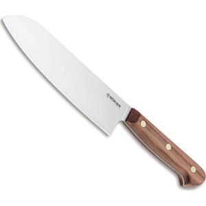 Boker 130497 Cottage-Craft 18cm Plum Wood Handle C75 Steel Santoku Kitchen Knife