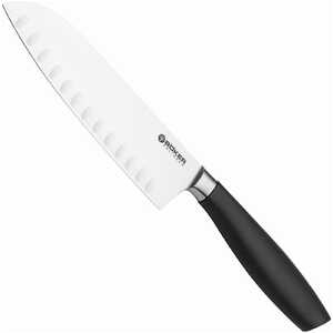 Boker 130835 Core Professional 16.5cm Black X50CrMoV15 Hollow Edge Santoku Knife