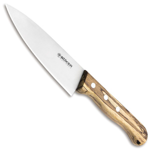 Boker 131202 Tenera 13cm Ice Beech Handle C75 Carbon Steel Small Chef's Knife 