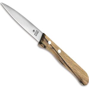 Boker 134470 Tenera 7.8cm Ice Beech Handle C75 Carbon Steel Office Paring Knife