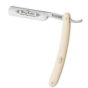 Boker 140624 King Cutter Carbon Steel White Straight Razor