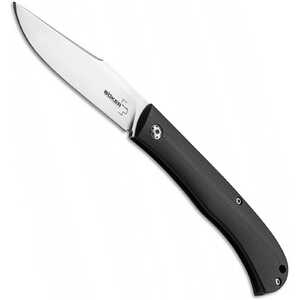Boker Plus 01BO065 Slack Black G10 Handle Satin VG-10 Slipjoint Folding Knife