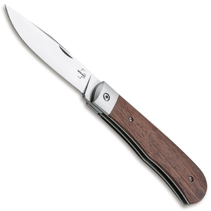 Boker Plus Bonfire Liner Lock Folding Knife | Bubinga Wood / Satin
