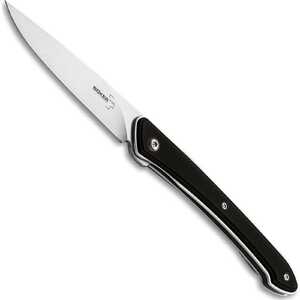 Boker Plus 01BO244 Spillo Black G10 Handle Satin VG-10 Steel Folding Knife