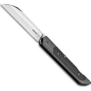 Boker Plus Genios Back Lock Folding Knife | Black & Grey / Satin