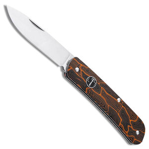 Boker Plus Tech Tool Slip Joint Folding Knife | Orange / Damascus