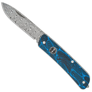 Boker Plus Tech Tool Slip Joint Folding Knife | Blue / Damascus