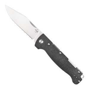 Boker Plus Atlas Backlock Big Back Lock Folding Knife | Black / Satin | 01BP0062