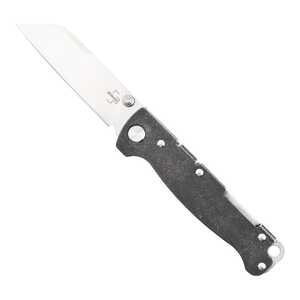 Boker Plus Atlas Sheepfoot TS Back Lock Folding Knife | Black / Satin | 01BP0066
