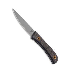 Boker Plus 02BO039 Bark Beetle Brown Micarta Handle Grey 1095 Fixed Blade Knife