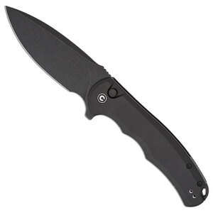 CIVIVI Praxis Button Lock Folding Knife | Black