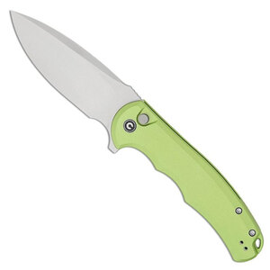 CIVIVI Praxis Button Lock Folding Knife | Green / Satin