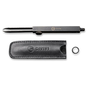 CIVIVI Tac-N-Tweeze Stainless Tweezers with Leather Sheath | C19062B-A