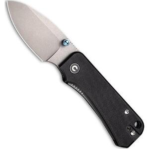 CIVIVI C19068S-1 Baby Banter Liner Lock Folding Knife - Black / Satin Stonewash
