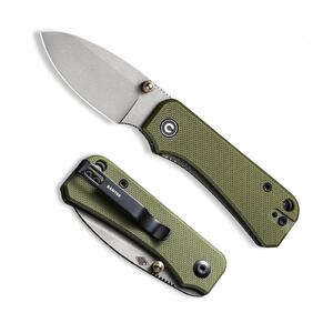 CIVIVI C19068S-5 Baby Banter Liner Lock Folding Knife - Green / Grey Stonewash